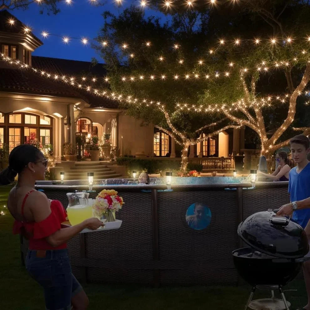 🪔 Diwali Special Offer – Pack of 12 Solar Floating Pool Lights | Water ...